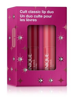 CLINIQUE Mini Cult Classic Pink Honey & Black Honey Almost Lipstick Gift Set